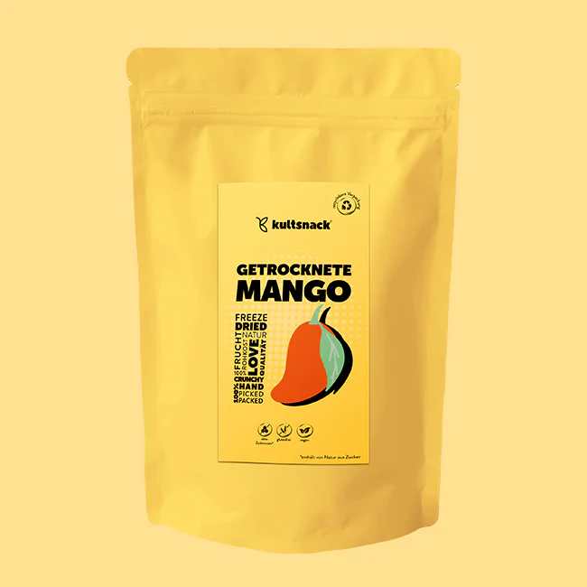 Kultsnack Gefriergetrocknete Mango – Gefriergetrocknete Früchte – Als Snack & für Müslis – Chips ohne Fett – ohne Zuckerzusatz – Süßigkeiten Ersatz - Image 3